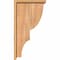Ekena Millwork Ridgewood Smooth Corbel w/Backplate, Western Red Cedar, 7 1/2"W x 14"D x 26"H COR08X14X26RID01SWR - alternate 4